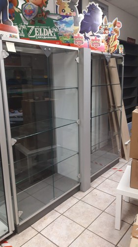 Glasvitrine laden vitrine mit - glasvitrine, laden-vitrine