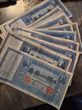 3 X Reichsbanknote   100