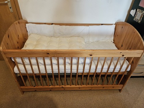 Baby kinderbett buche holz - baby/kinderbett,