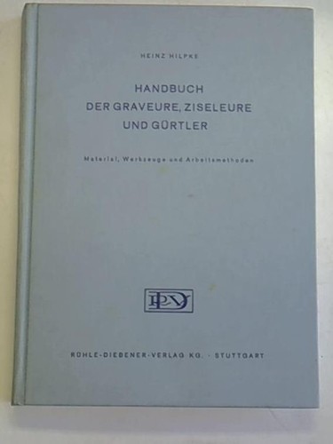 Handbuch der graveure - handbuch,