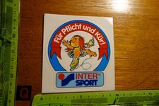 Alter Aufkleber Kleidung Mode Sport Zubehör INTERSPORT (CC)