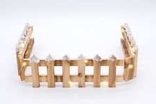 Mini Holz Zaun m. 15 LED -