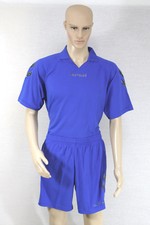 Hummel Trikot Set Fußball 12-teilig - Trikot Hose Stutzen - 100% Polyester blau