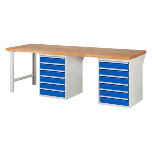 Werkbank mit schubladen - mit,