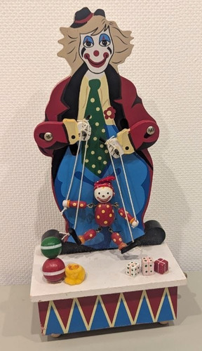 Gilde spieluhr clown mit - clown,