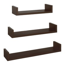 3ER SET WANDREGAL FARBE WENGE