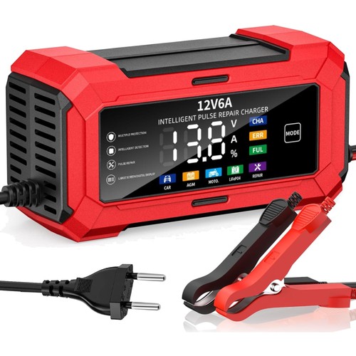 Batterieladegerät 12v mit - 12v, 6a