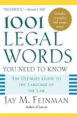 1001 legal words - legal,