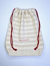 Brötchenbeutel, altes,handgew.Leinen, 34x29x7 cm, Landhaus, Upcycling, waschbar