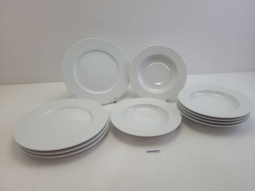 10x porzellan teller - 10x,