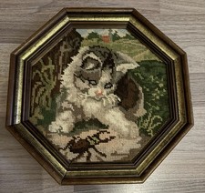 Gobelin Stickbild Mit Rahmen 