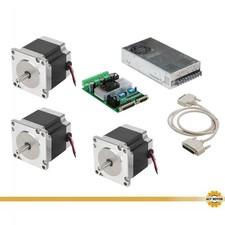 3Axis Nema23 Schrittmotor 23HS6430 3A 56mm 160oz-in + Drive TB6560+ Power supply