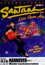 SANTANA - 2002 - Live In Concert - Supernatural Tour - Poster - Hannover - B