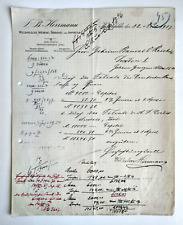 Alte Rechnung Mechanische