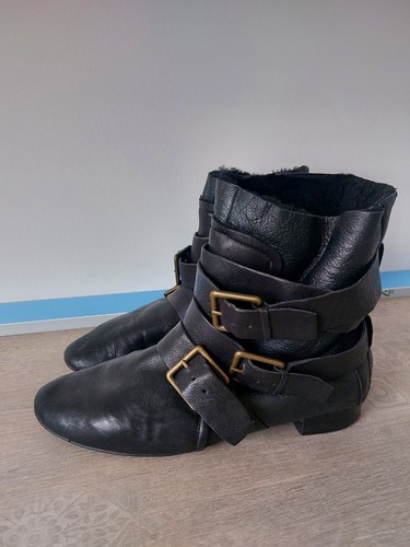 Zara biker boots - biker, stiefeletten