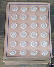 1 Blister alte Pressglas