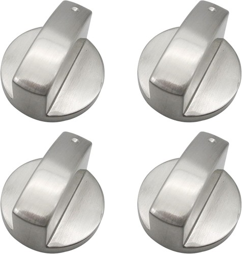 Gasherd knopf set 6mm silber - knopf,