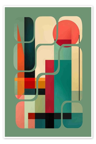 Poster bauhaus inspiration - poster,