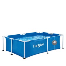 Funsicle Frame-Pool Aufstellbecken Swimmingpool rechteckig 213 x 152 x 61 cm 