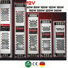 12V LED Trafo Netzteil 60W 100W 150W 200W 300W Slim Treiber driver Transformator