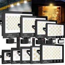 LED Fluter Außen Strahler Flutlicht Scheinwerfer Arbeitsleuchte Gartenlampe 230V