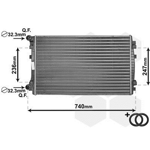 Van wezel motorkühler - van,