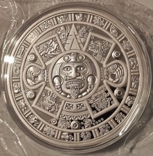 5 UNZEN 999 SILBER - MAYA KALENDER / AZTEKEN / MEXIKO - SILBERMÜNZE SILBERBARREN