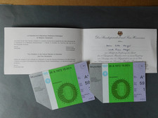 2 Eintrittskarten für Olympia 1972 in München Eröffnungsfeier d Bundespräsident