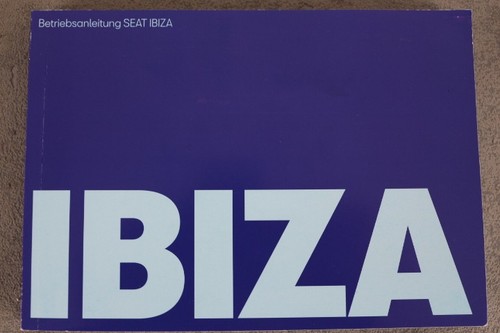 Seat ibiza betriebsanleitung - seat,