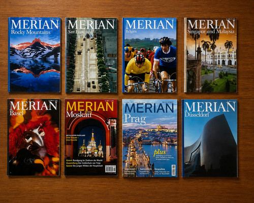 Merian reisezeitschriften - 8x,