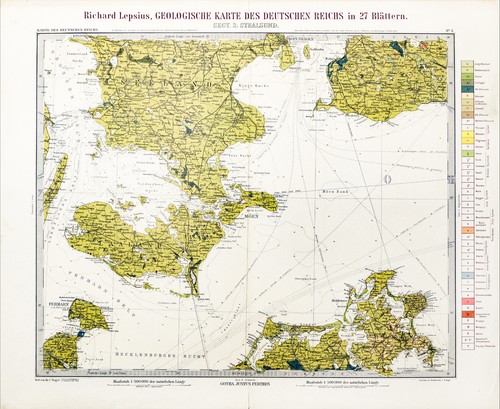 Lepsius geologische karte - geologische,