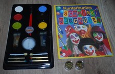 Kinderschminke  mit Buch Fasching Party-Make up Glitzer Glitter Karneval wie neu