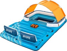 Bestway | Hydro-Force Badeinsel | für 6 Personen | großzügiger Komfort | Tropisc