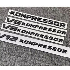 Für Mercedes Benz V6 V8 V12 KOMPRESSOR Embleme Aufkleber Logo Badge Auto NEW