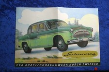 Horch Sachsenring P 240 Prospekt (E#020) Nachdruck Archiv Verlag