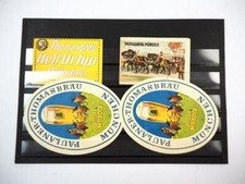 2 alte Bier Etiketten + 2