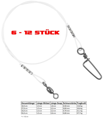 100 fluorocarbon vorfach - 100%,