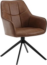 1x Esszimmerstuhl drehbar Drehstuhl Küchenstuhl Armlehnstuhl sze10hbr-1