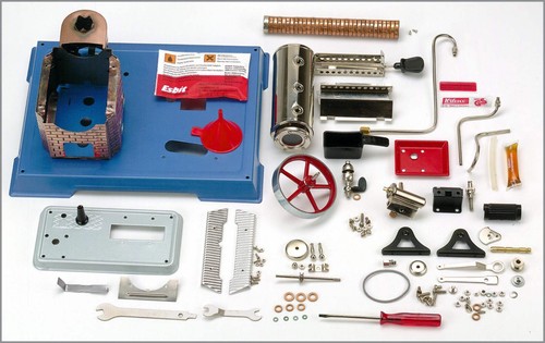 Wilesco steam engine dry - steam,
