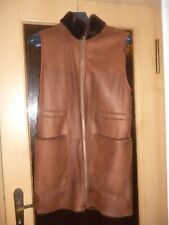 Marc Cain  Damen Lederweste innen Lammfell / Longweste Gr. N3