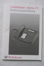 Bedienungsanleitung Telekom ComfortLine Festnetztelefon Actron C1