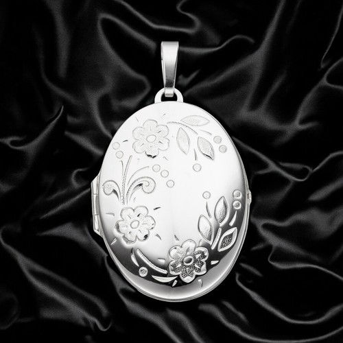 Medaillon oval blumen - medaillon, für