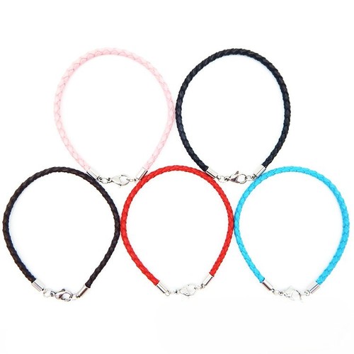 Leder armband halskette - leder,
