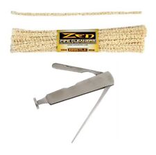 Pfeifenbesteck chrom Pfeife reinigen Stopfer Zen Pipe Cleaner soft Pfeifenputzer