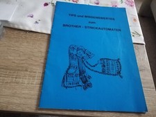 Tips und Wissenswertes für Brother Lochkarten-Strickmaschine