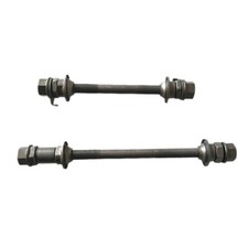 Fahrrad Achse Vorderradachse Hinterradachse Set 150/190mm mit Kugeln Achsen TD