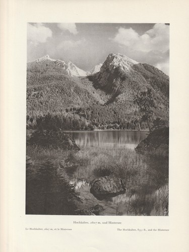 Ansicht auf hochkalter und - ansicht,