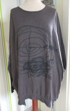 Rundholz Black Label Shirt Kleid Tunika Oversized Braun