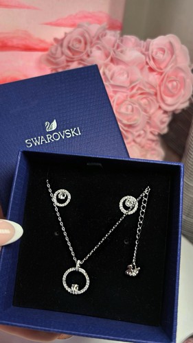 Swarovski schmuckset halskette - swarovski,