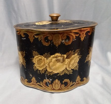 alte Blechdose mit Deckel und